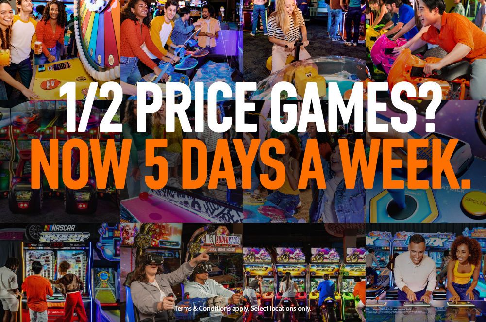 Arcade, Sports Bar, and Restaurant near McAllen